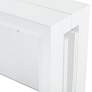 7_Warhol Modern Distressed White 4-Leaf Extension Dining Table more views