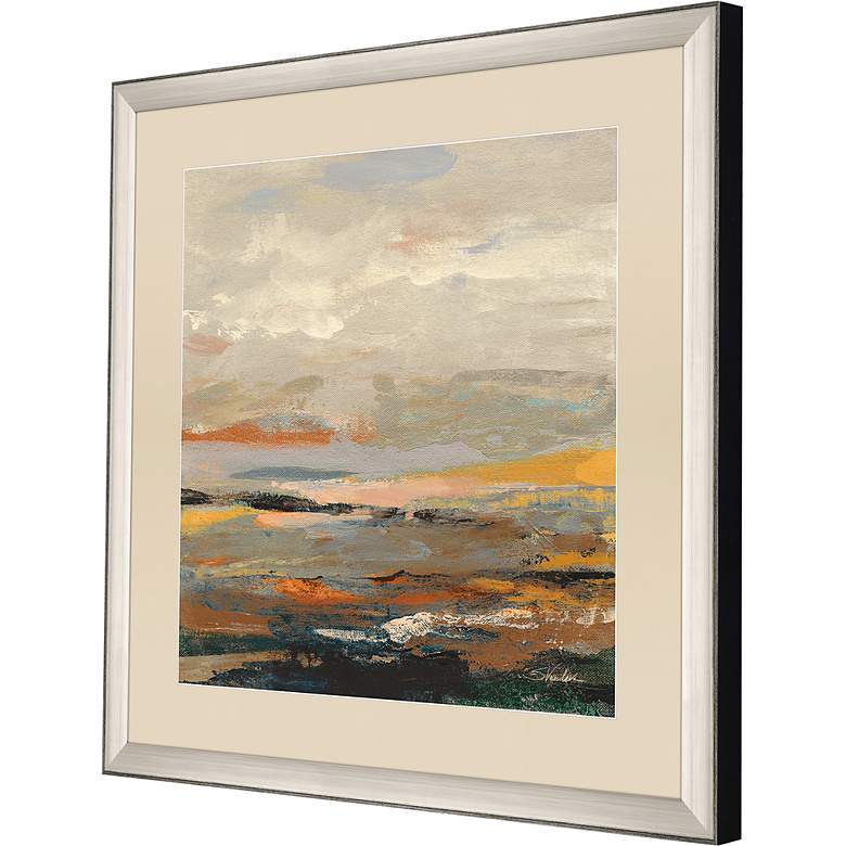 Image 3 Warm Bay I 36 inch Square Giclee Framed Wall Art more views