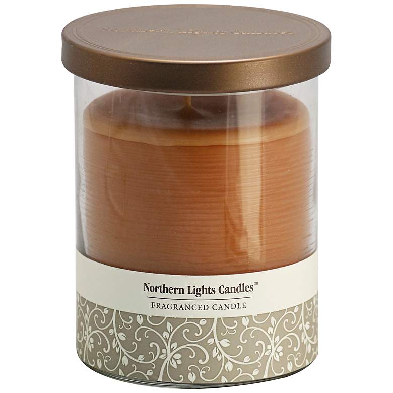 Image 1 Warm Cinnamon Buns Fragranced Glass Jar Candle