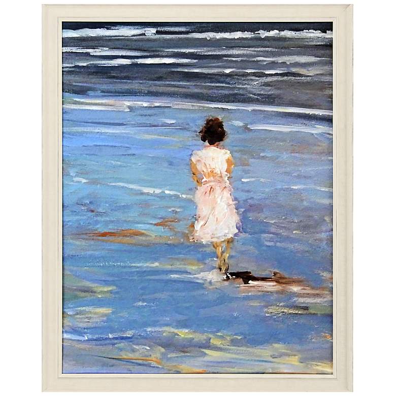 Image 1 Warm Shallows 34"W x 44"H Framed Art