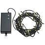 Warm White 33&#39;4" Battery Operated Timer LED String Lights