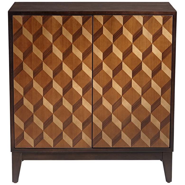 Image 7 Warner 2-Door Wood Modern Accent Chest more views