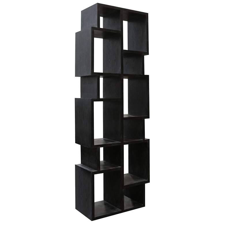 Image 1 Warrington Bookcase - Black Hardwood Finish