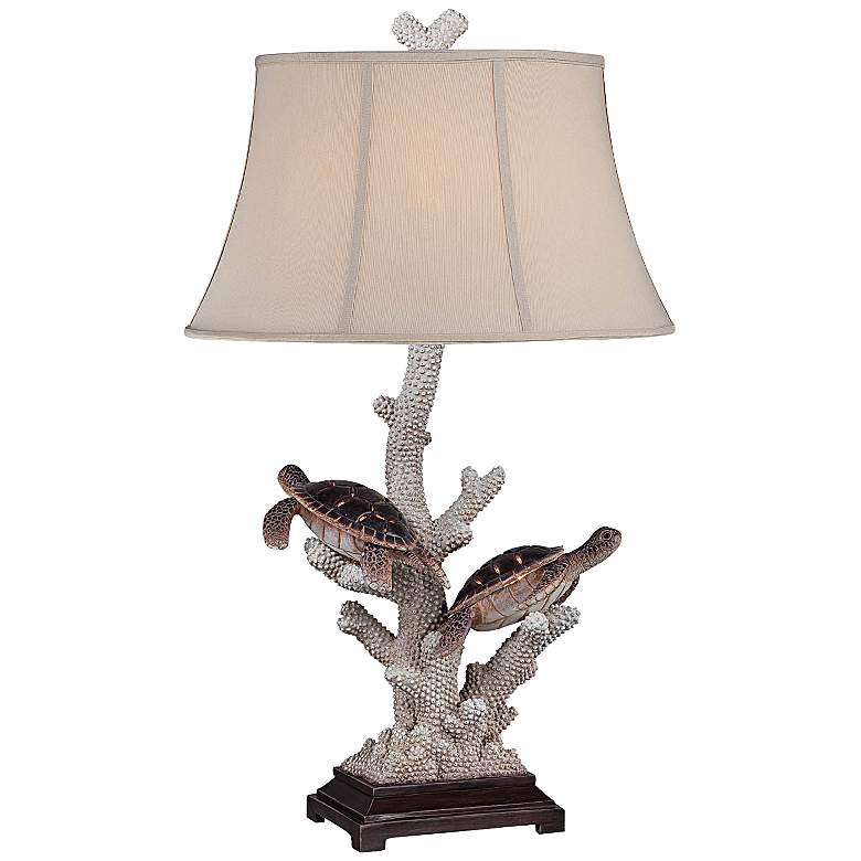 Image 2 Warrington Twin Turtle Night Light Table Lamp