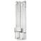 Warwick 15" High Chrome and Crystal ADA LED Wall Sconce