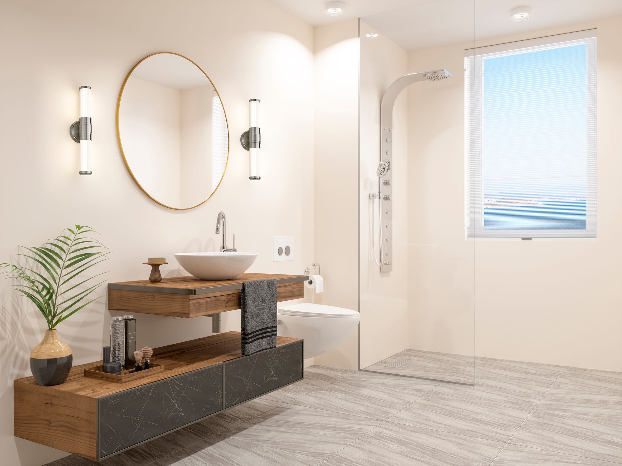 Image 5 Warwick by Z-Lite Brushed Nickel 4 inch 1 Light Vanity more views