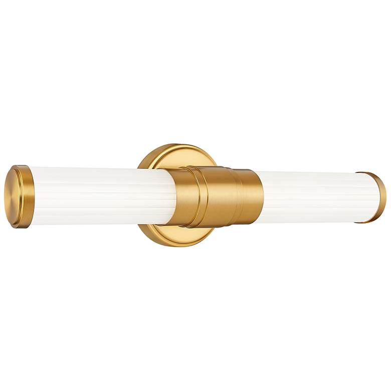 Image 1 Warwick by Z-Lite Modern Gold 4 inch 1 Light Vanity