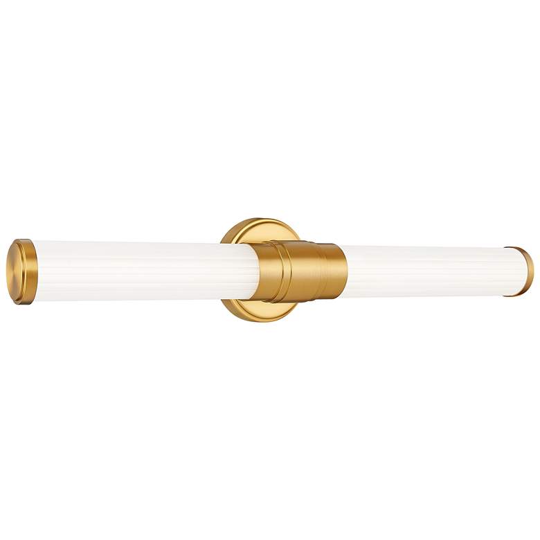 Image 1 Warwick by Z-Lite Modern Gold 4 inch 1 Light Vanity