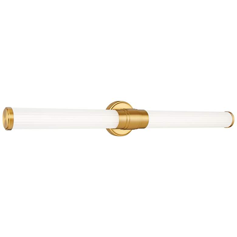 Image 1 Warwick by Z-Lite Modern Gold 4 inch 1 Light Vanity