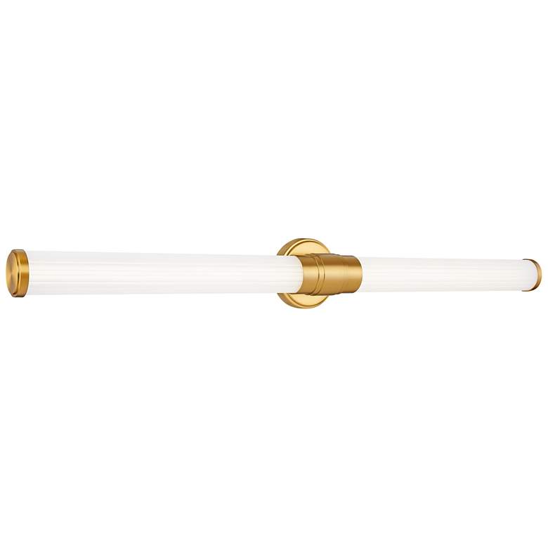 Image 1 Warwick by Z-Lite Modern Gold 4 inch 1 Light Vanity