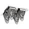 Wasaga Collection 13" Wide Chrome Ceiling Light