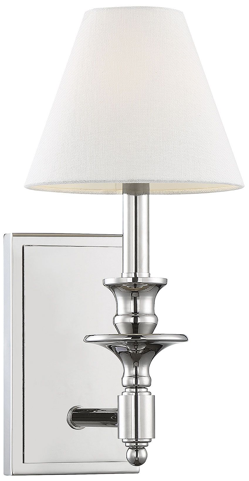 Image 5 Washburn 1-Light Wall Sconce in Polished Nickel more views