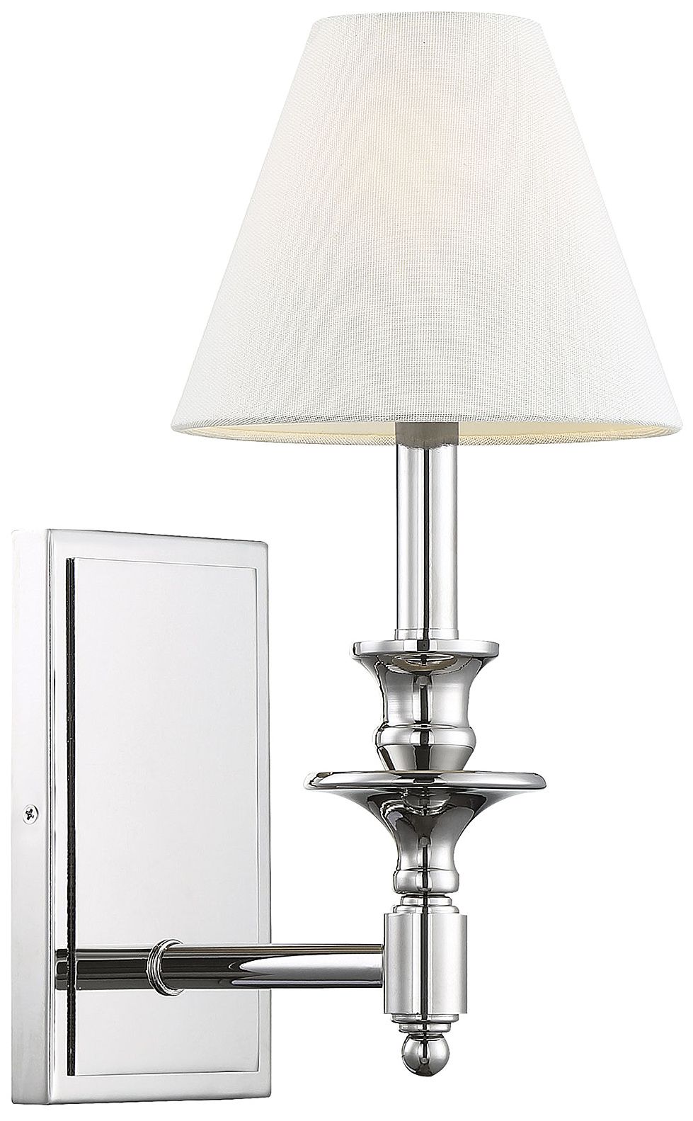 Image 6 Washburn 1-Light Wall Sconce in Polished Nickel more views
