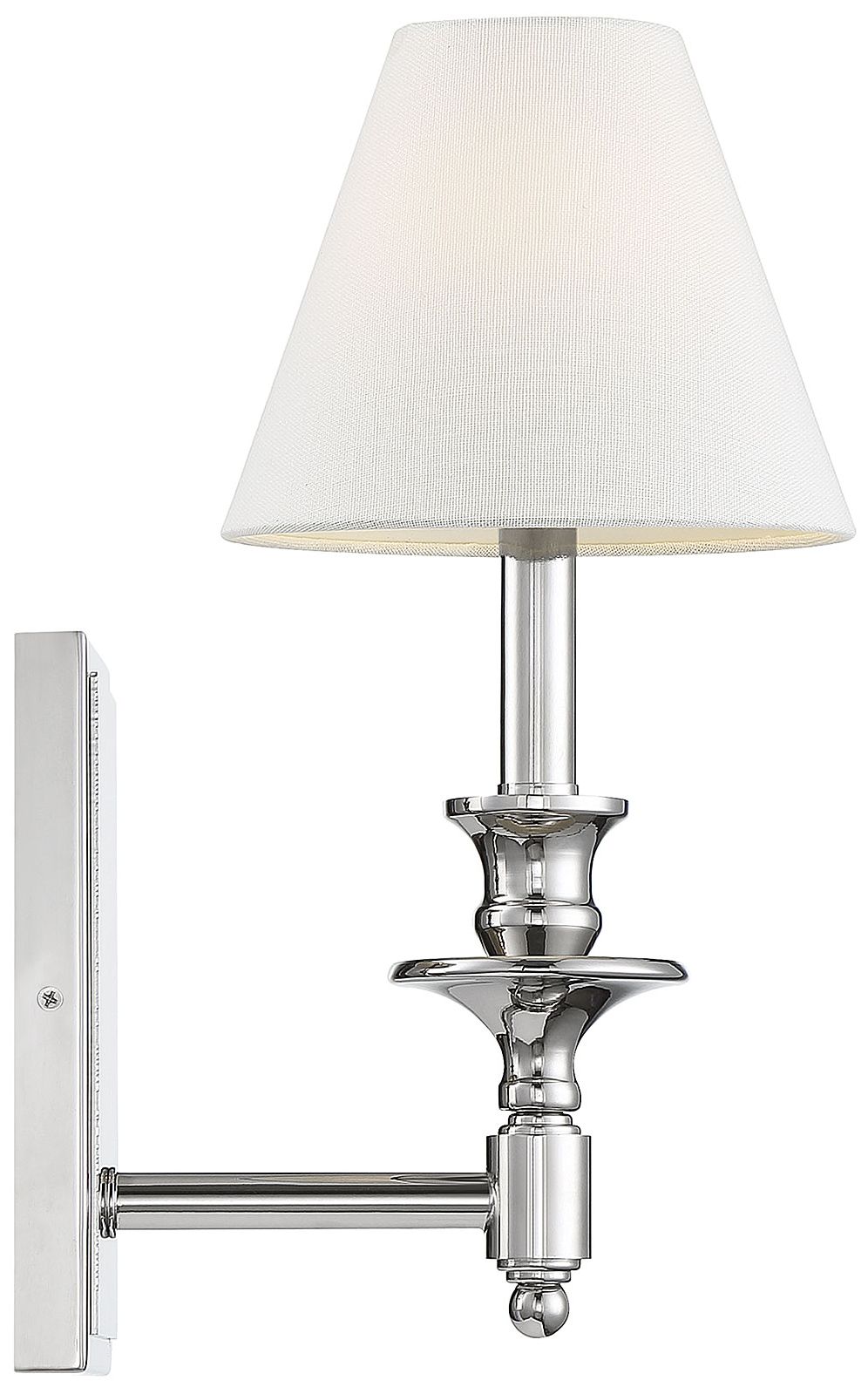 Image 7 Washburn 1-Light Wall Sconce in Polished Nickel more views