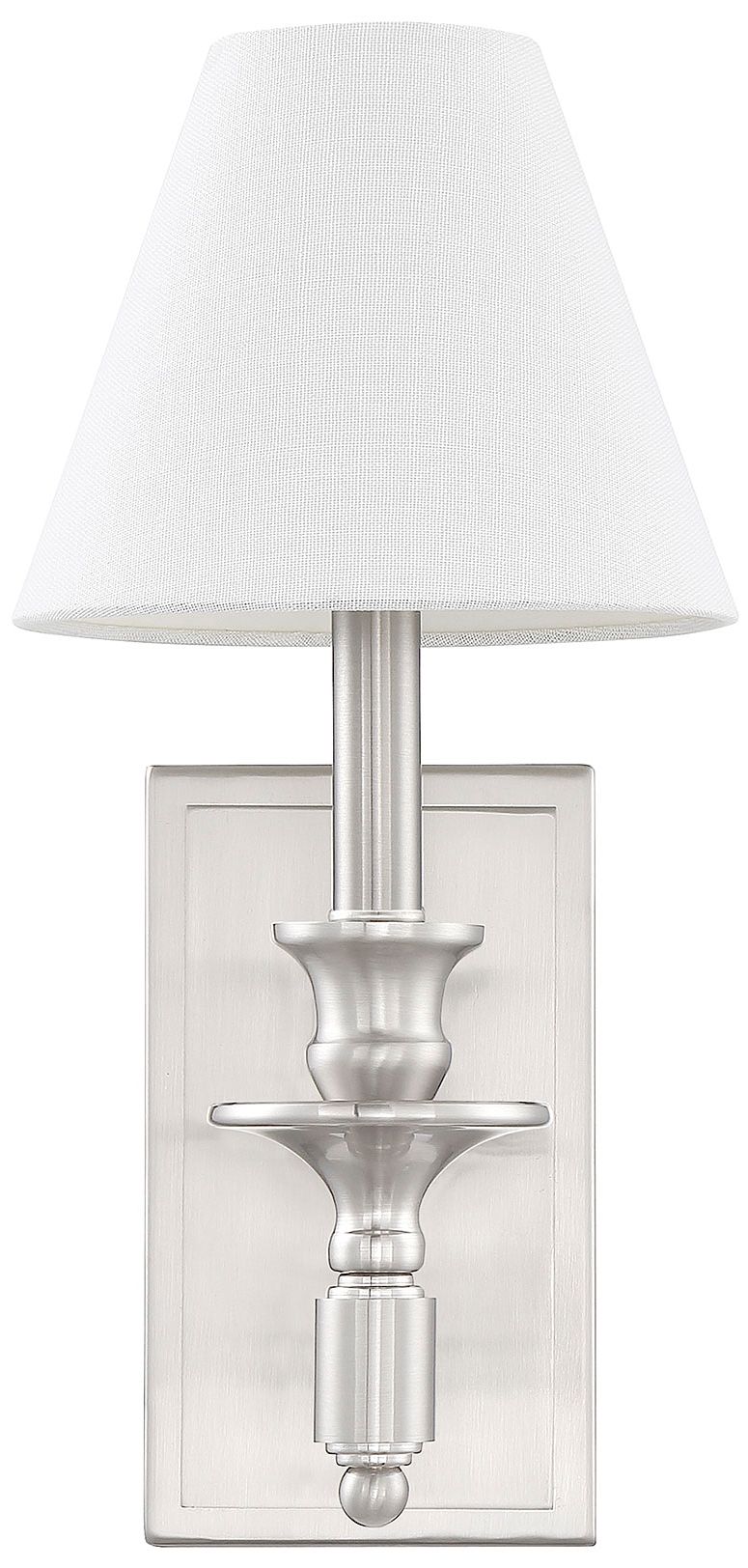 Image 2 Washburn 1-Light Wall Sconce in Satin Nickel more views
