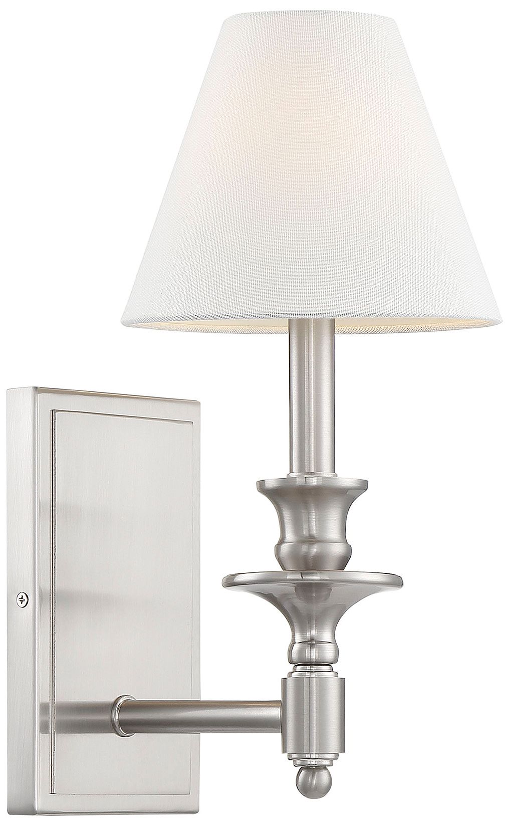 Image 4 Washburn 1-Light Wall Sconce in Satin Nickel more views