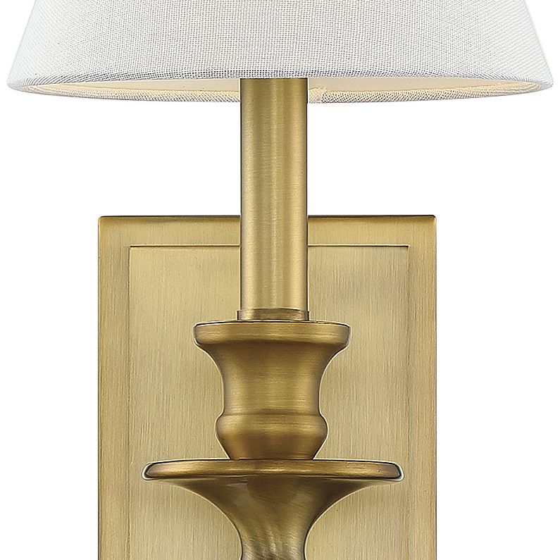 Image 2 Washburn 1-Light Wall Sconce in Warm Brass more views