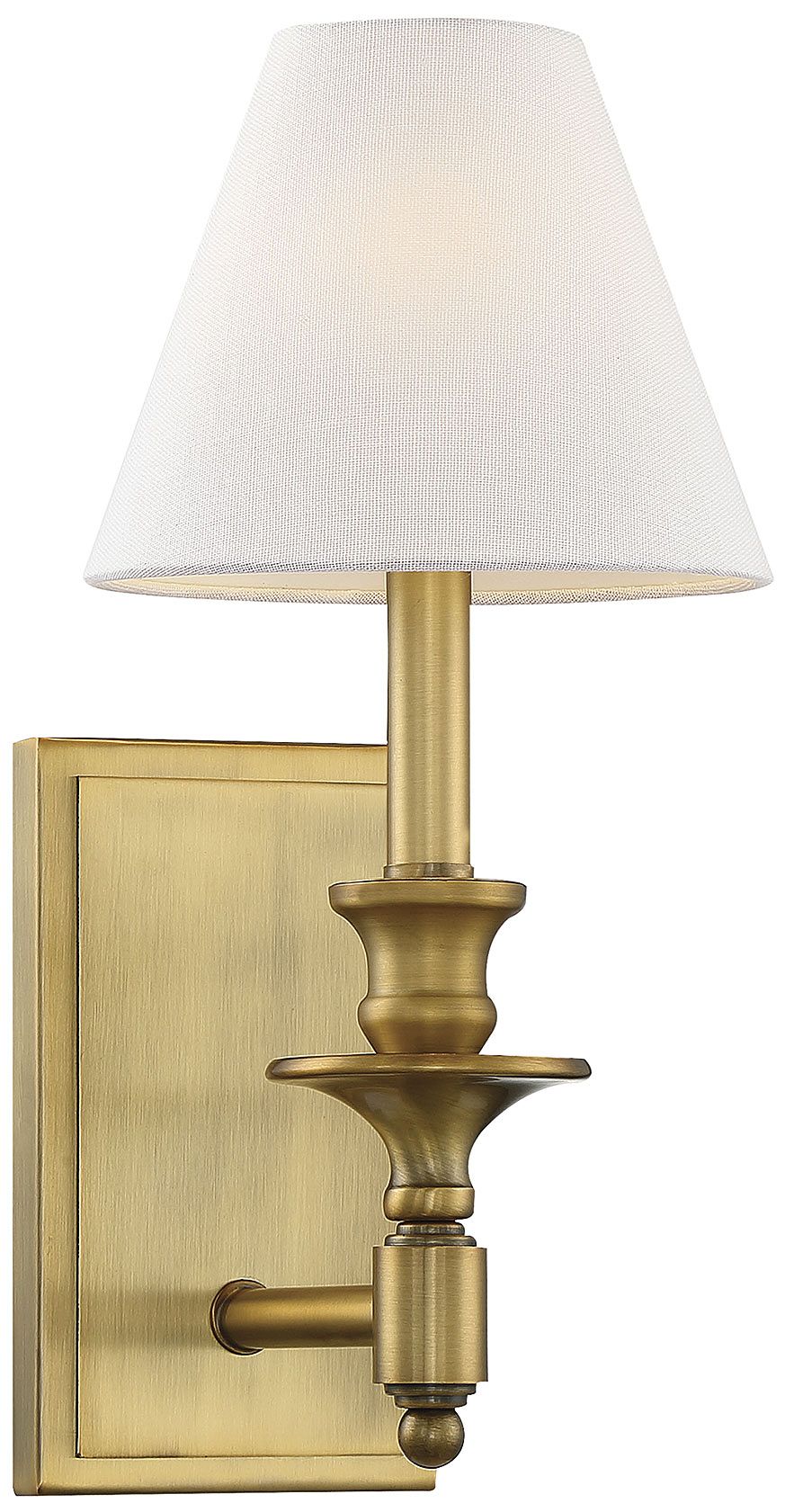 Image 3 Washburn 1-Light Wall Sconce in Warm Brass more views