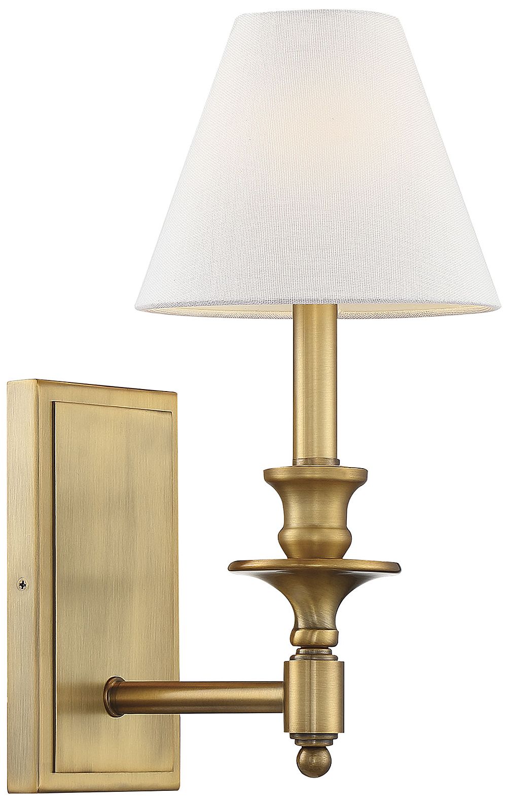 Image 4 Washburn 1-Light Wall Sconce in Warm Brass more views