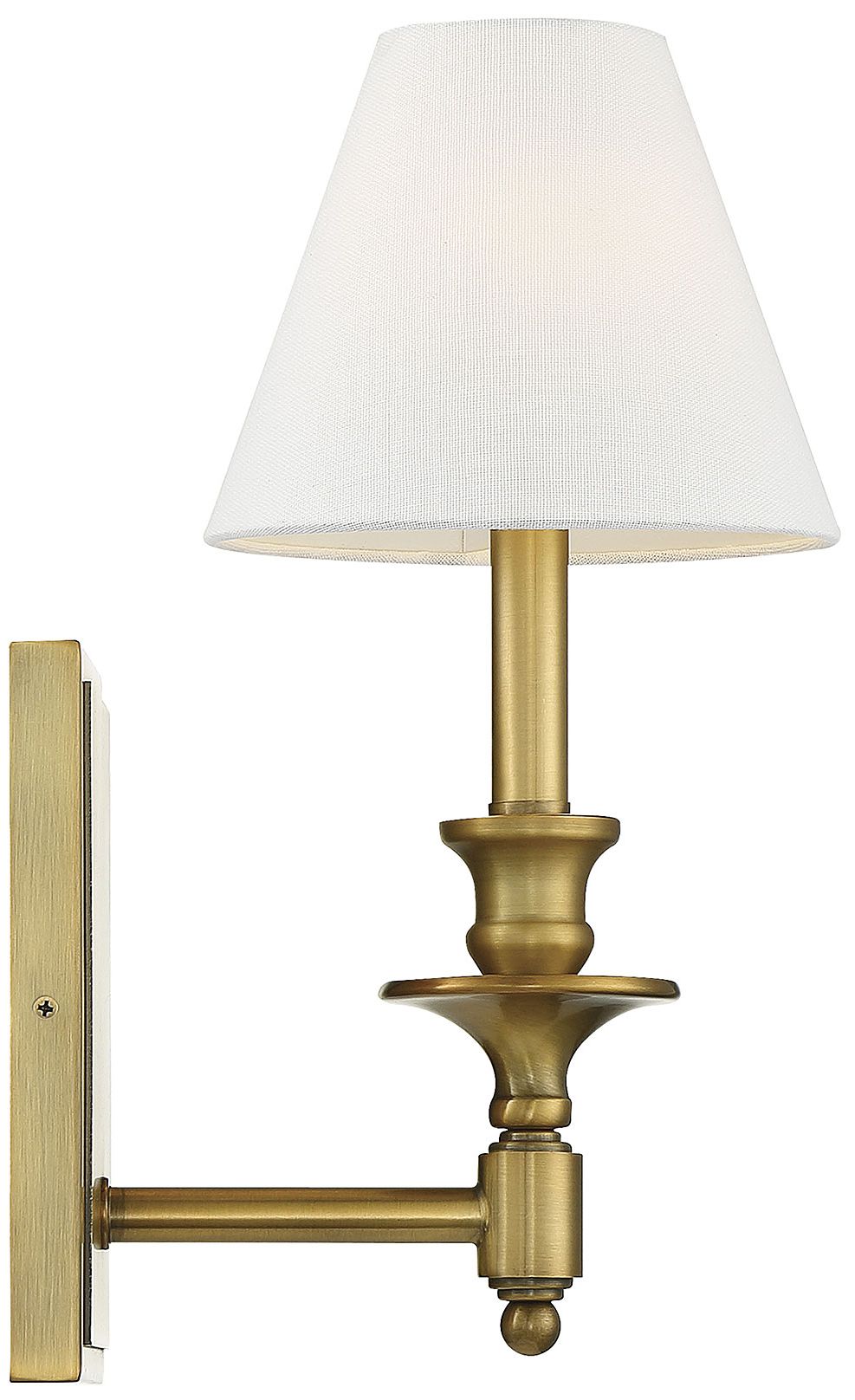 Image 5 Washburn 1-Light Wall Sconce in Warm Brass more views