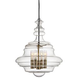 Washington 15 1/2" Wide Clear Glass Schoolhouse Pendant Light