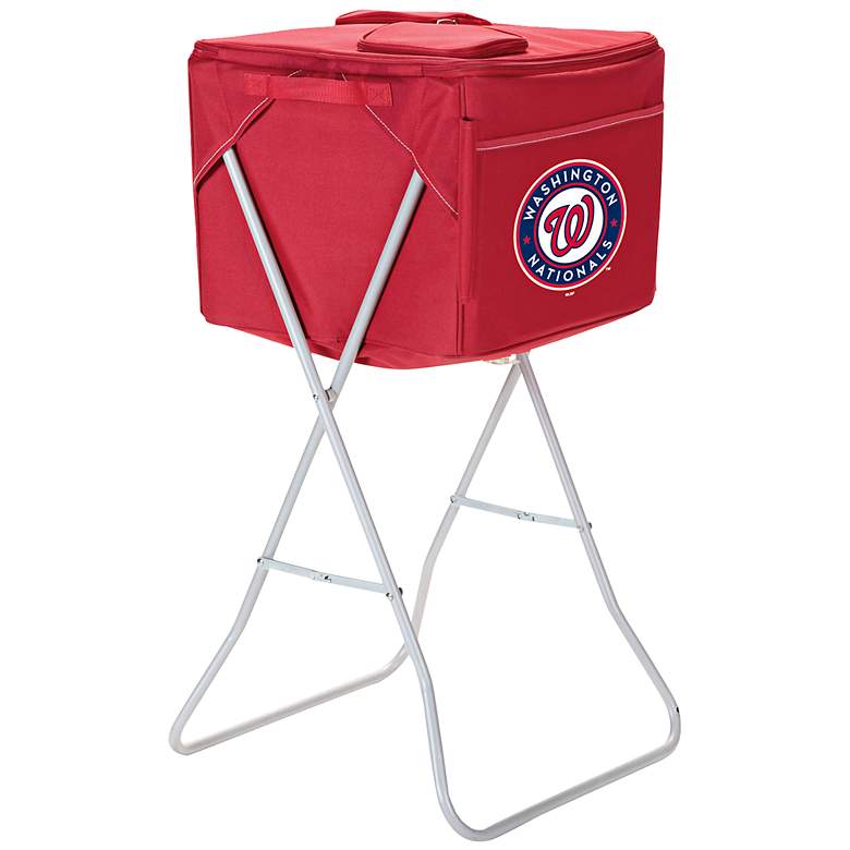 Image 1 Washington Nationals Red Party Cube Portable Cooler