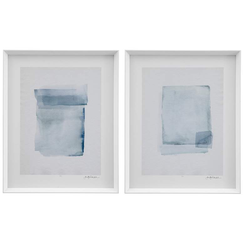 Image 1 Water Color Lens 25" x 31" Framed Print Set of 2
