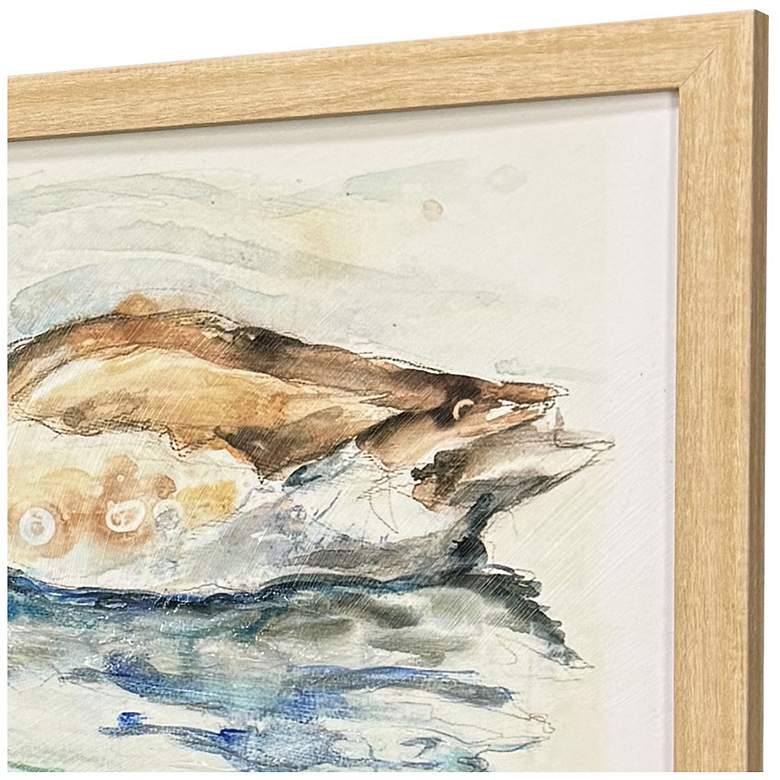 Image 3 Water Duck 20"W x 14"H Modern Non-Glass Framed Art Set of 2 more views