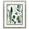 Water Leaves III 34" High Framed Giclee Wall Art