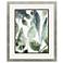 Water Leaves IV 34" High Framed Giclee Wall Art