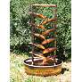 Water Trellis 36" High Copper Outdoor Tiered Fountain