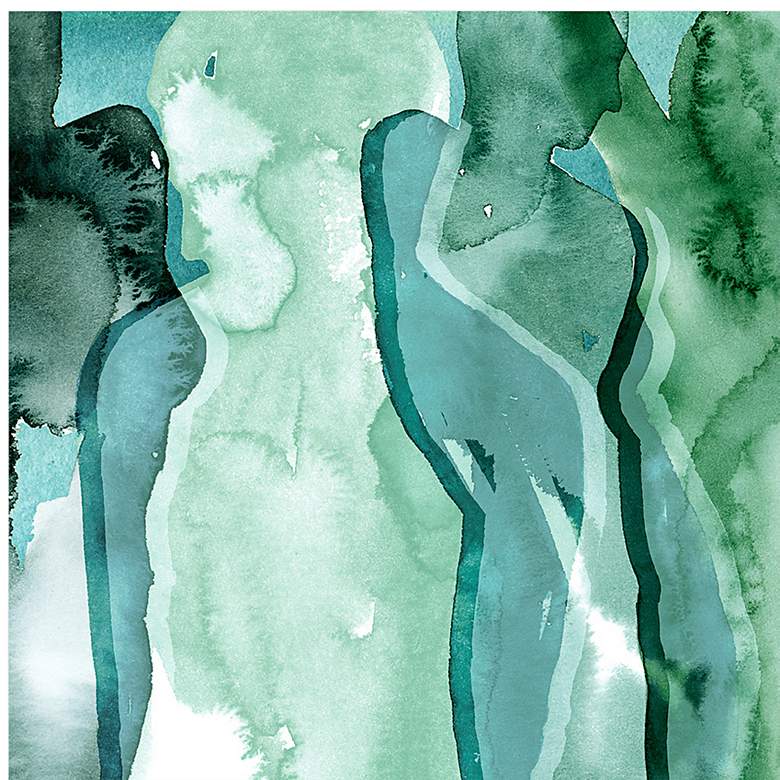 Image 4 Water Women 64"W Free Floating 2-Piece Glass Wall Art Set more views