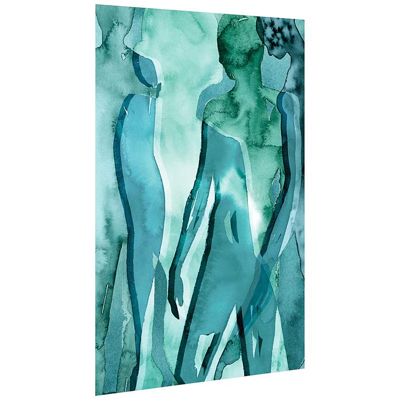 Image 5 Water Women 64 inchW Free Floating 2-Piece Glass Wall Art Set more views