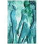 Water Women II 48"H Free Floating Tempered Glass Wall Art