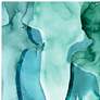 Water Women II 48"H Free Floating Tempered Glass Wall Art