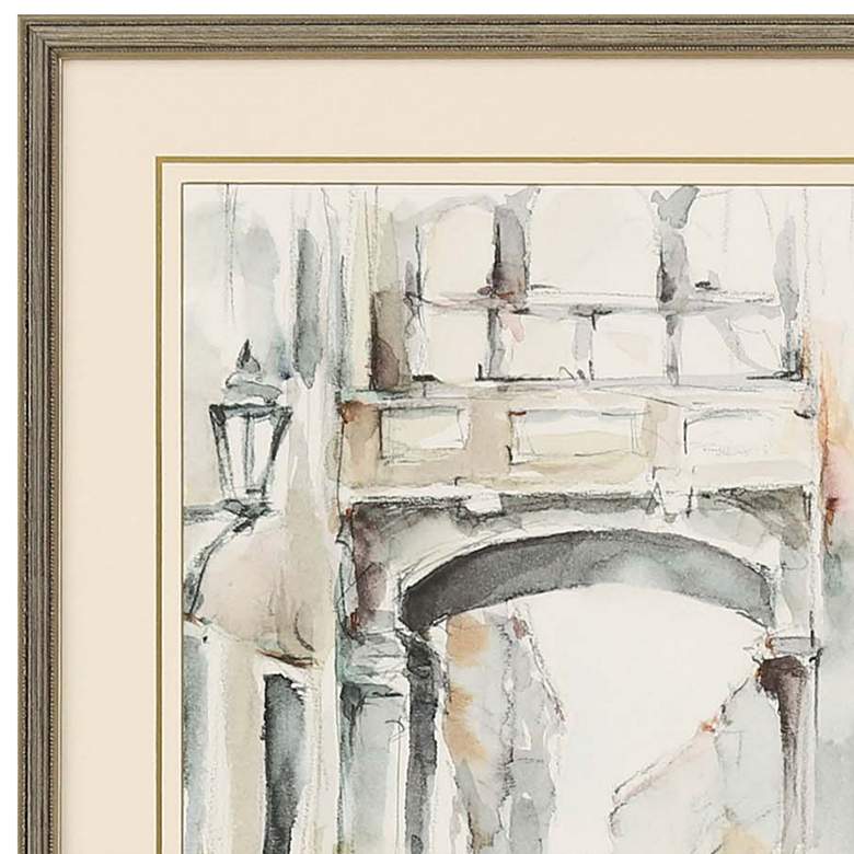 Image 3 Watercolor Arches I 32 inch High 2-Piece Framed Wall Art Set  more views