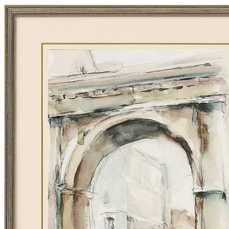 Image 3 Watercolor Arches II 32 inch High 2-Piece Framed Wall Art Set  more views