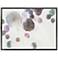 Watercolor Droplets 41 3/4" Wide Framed Canvas Wall Art