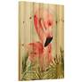 4_Watercolor Flamingo Composition I and II 24"H Wall Art Set more views