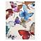 Watercolor Fluttering I 32"W x 42"H Framed Art
