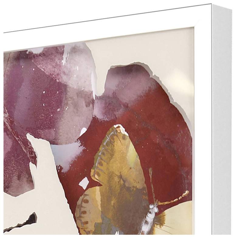Image 3 Watercolor Fluttering II 32"W x 42"H Framed Art more views