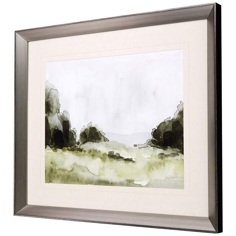 Image 3 Watercolor Scape II 40"W Rectangular Giclee Framed Wall Art more views