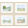 1_Watercolour 27"W x 23"H Contemporary Framed Art Set of 4
