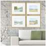 2_Watercolour 27"W x 23"H Contemporary Framed Art Set of 4 more views