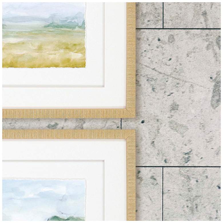 Image 3 Watercolour 27"W x 23"H Contemporary Framed Art Set of 4 more views
