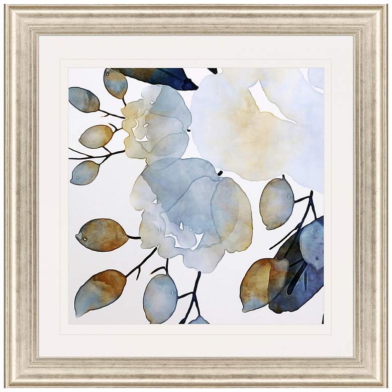 Image 1 Watercolour Floral I 43 inch Square Giclee Framed Wall Art