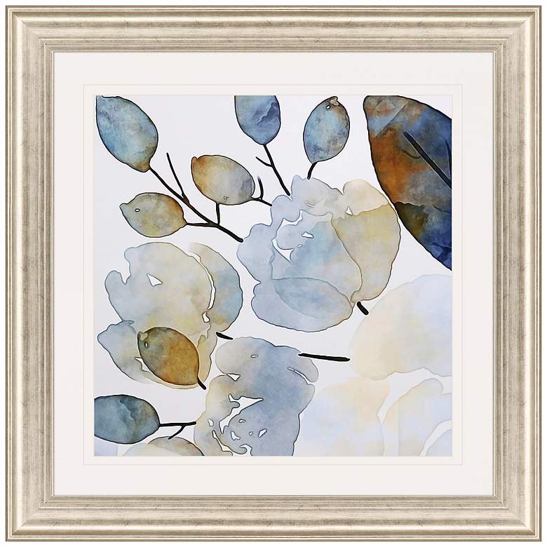 Image 1 Watercolour Floral II 43" Square Giclee Framed Wall Art