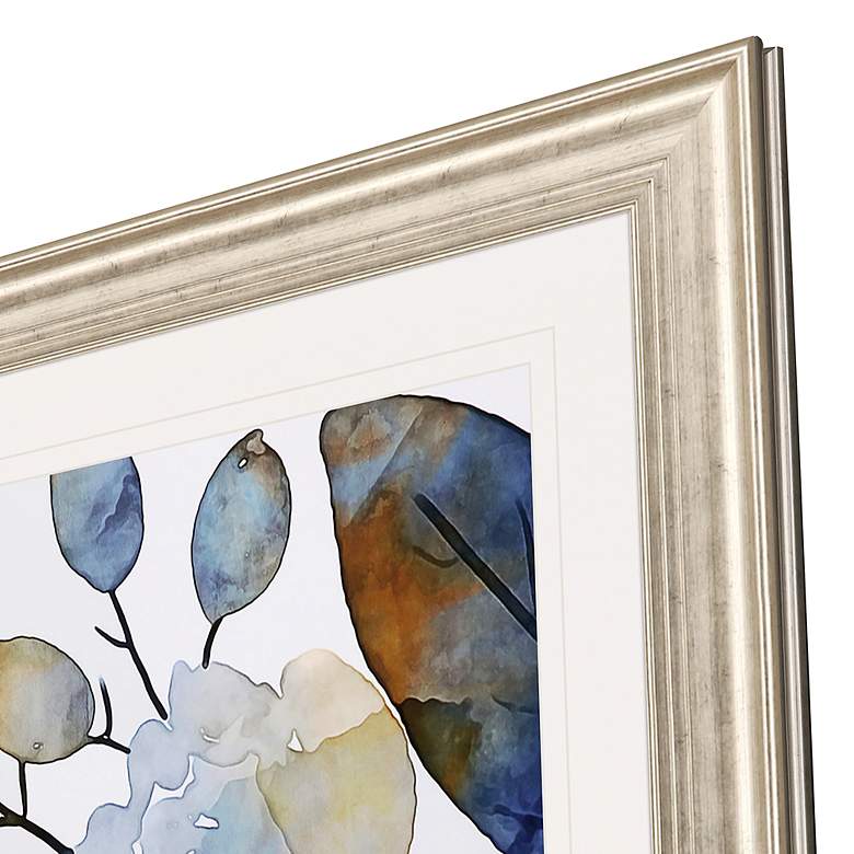 Image 2 Watercolour Floral II 43" Square Giclee Framed Wall Art more views