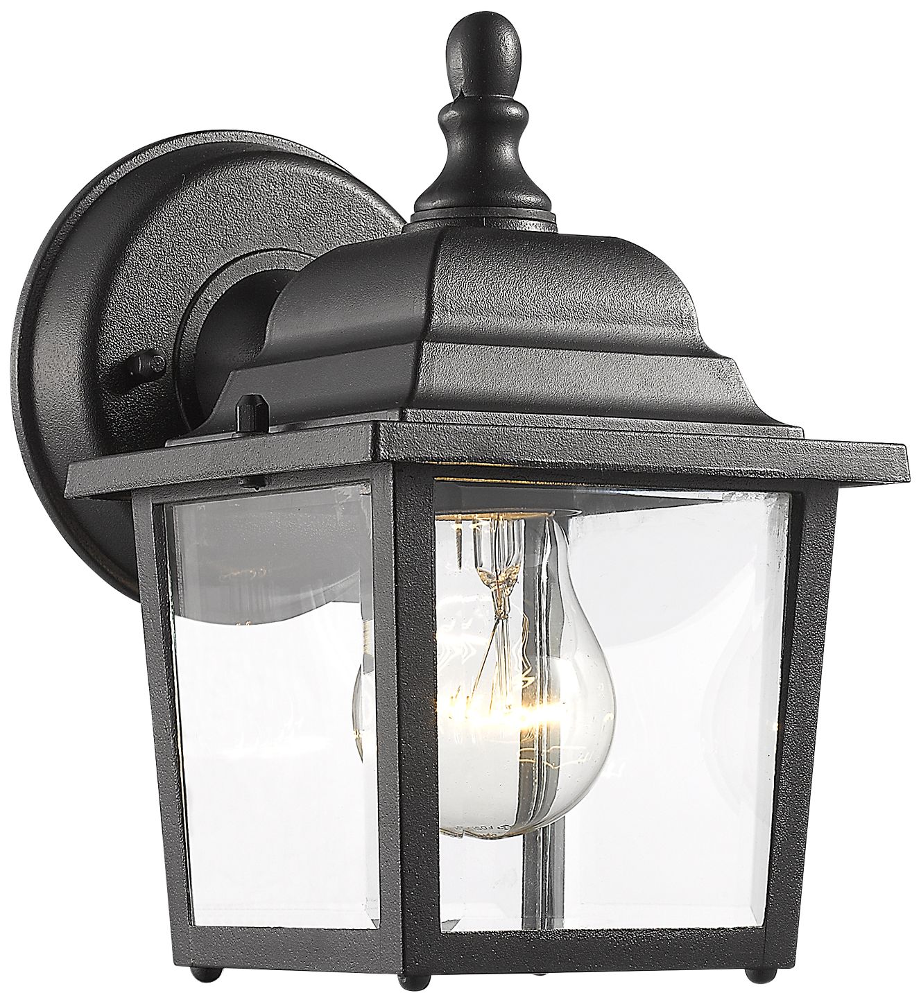 black exterior porch lights