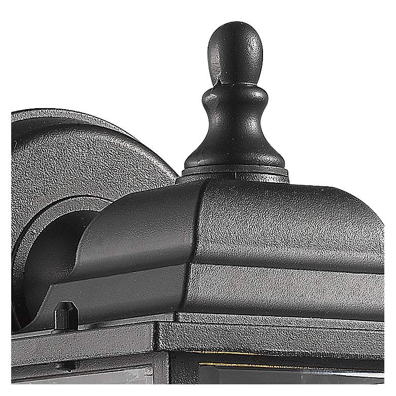 Image 3 Waterdown 8 1/2" High Black Outdoor Wall Light more views